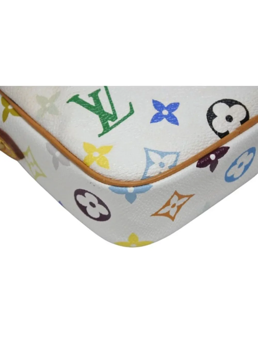 Louis Vuitton Shoulder Bag Lift Blanc Monogram Multicolor Gold